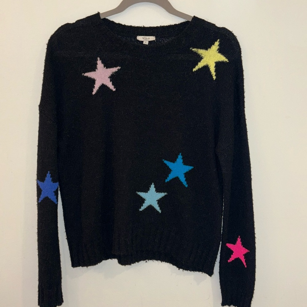 Rails Multi Color Stars Sweaters Size Small - image 1